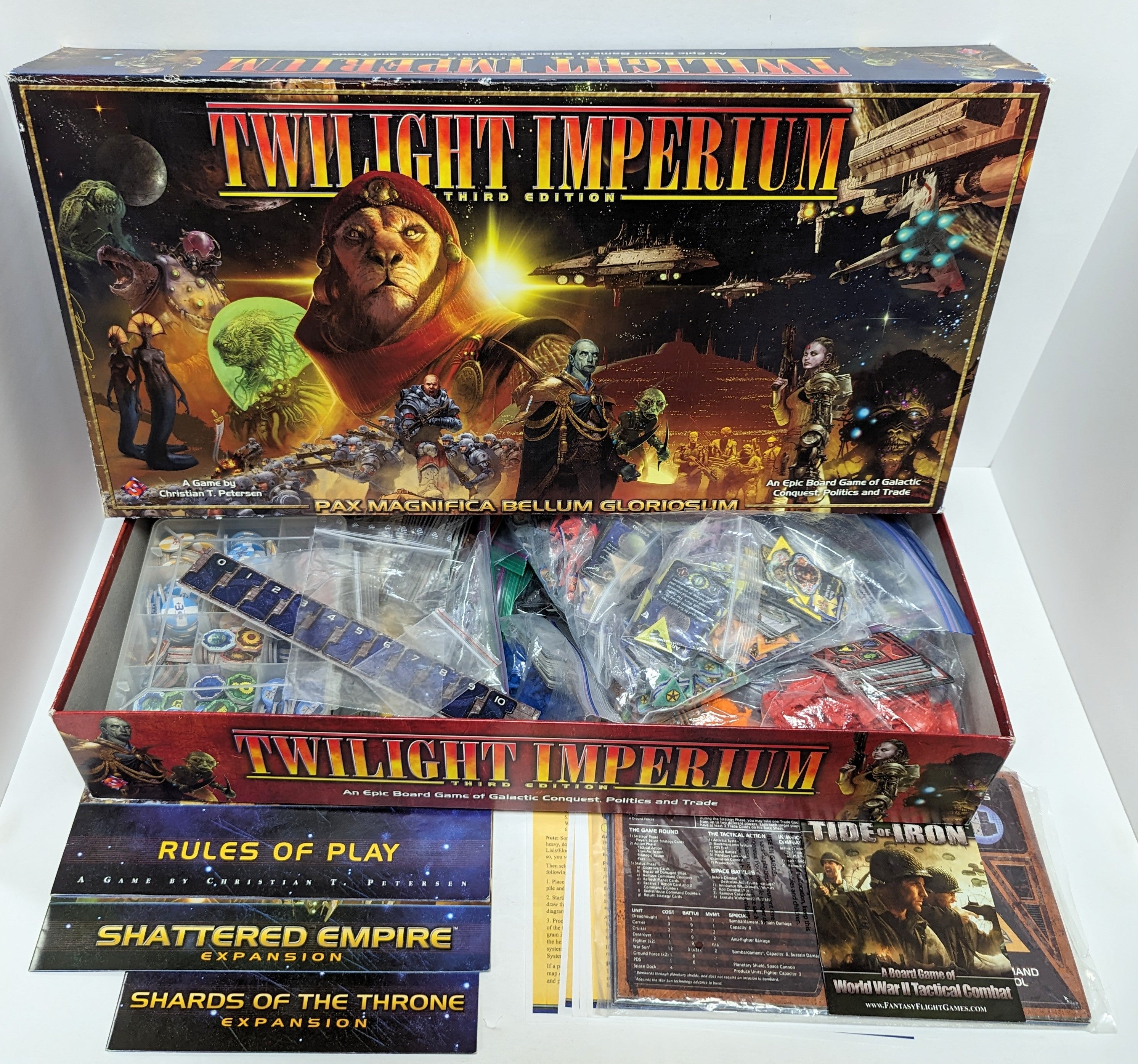 Twilight Imperium 3rd Edition + Shattered Empire Expansion + Shards of the Throne Expansion (English) (Bundle) (Used) (2)