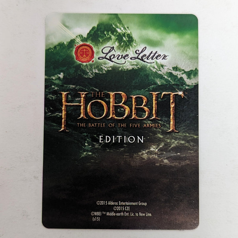 Lettre d'amour - Le Hobbit - Édition La Bataille des Cinq Armées (utilisé)