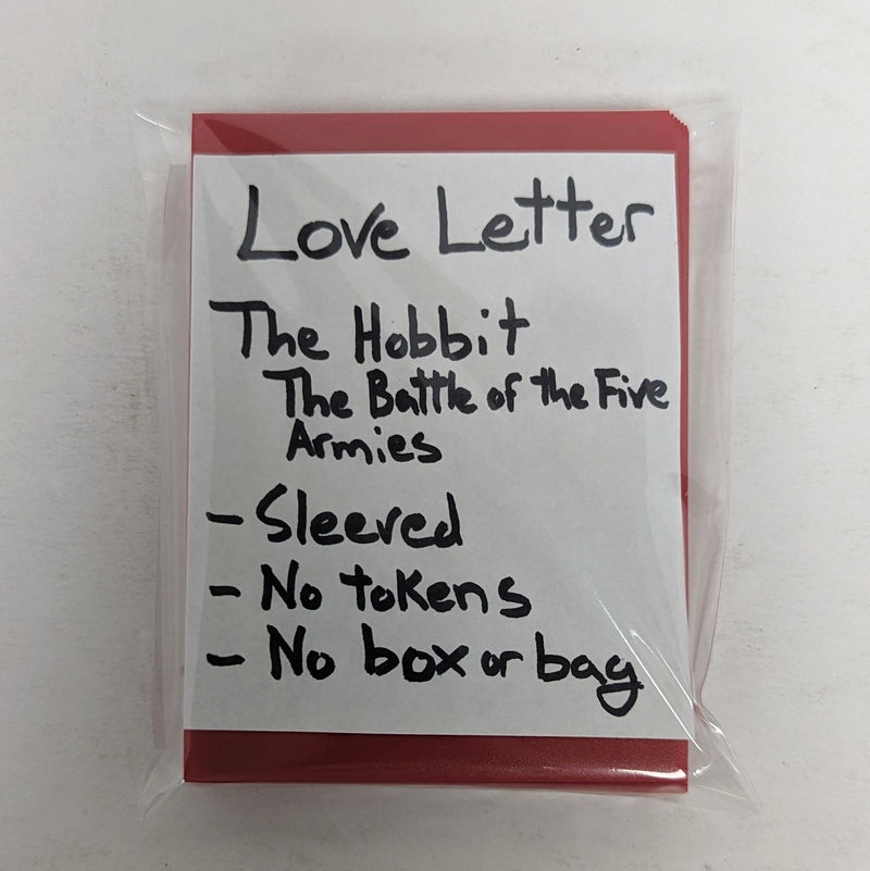 Lettre d'amour - Le Hobbit - Édition La Bataille des Cinq Armées (utilisé)