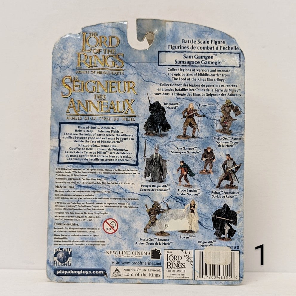 Seigneur des Anneaux : Sam Gamgee - Figurine à l'échelle de la bataille des Armées de la Terre du Milieu (1)