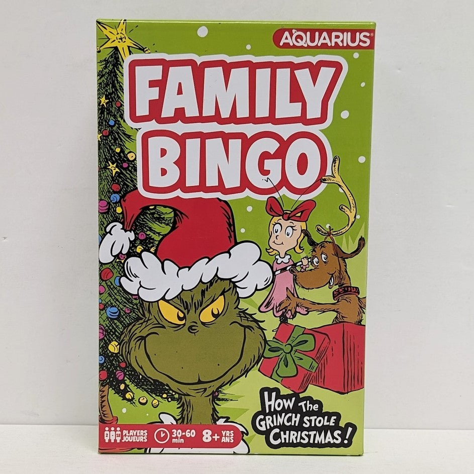 Bingo familial : Le Grinch (anglais)