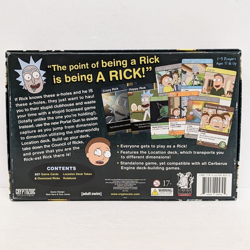 Rick et Morty : Close Rick-Counters du jeu de construction de deck Rick Kind (utilisé) (endommagé)