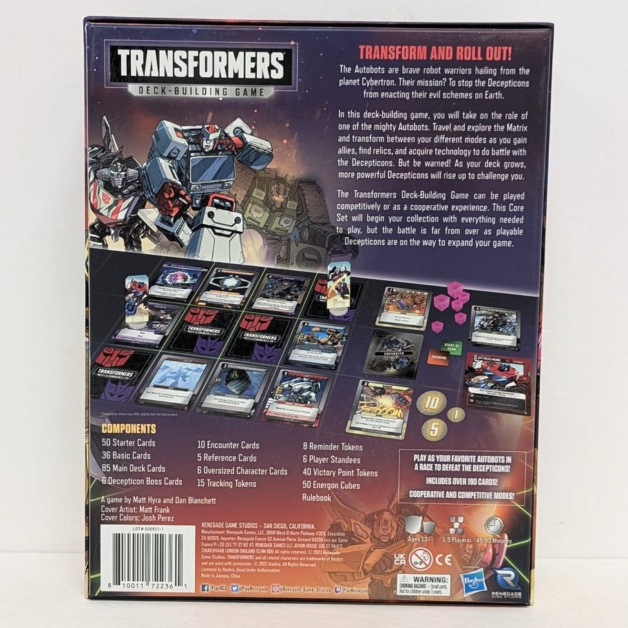 Transformers Deck-Building Game (Used)