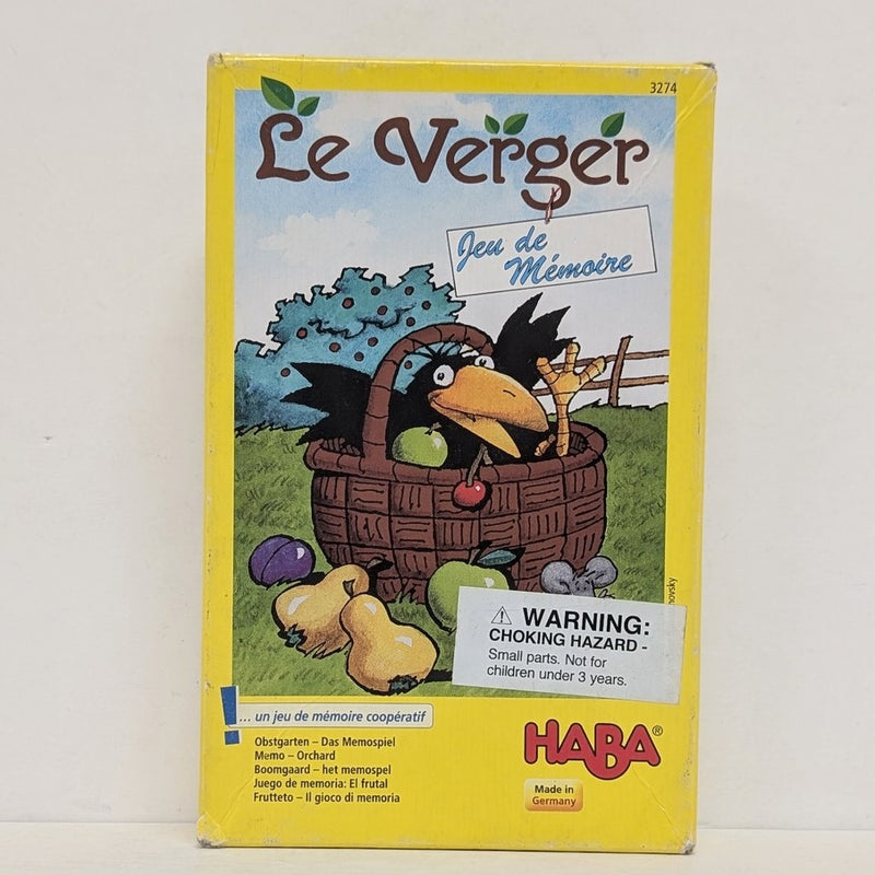 Le Verger Jeu de Memoire (Multilingue) (Usagé) (Endommagé)