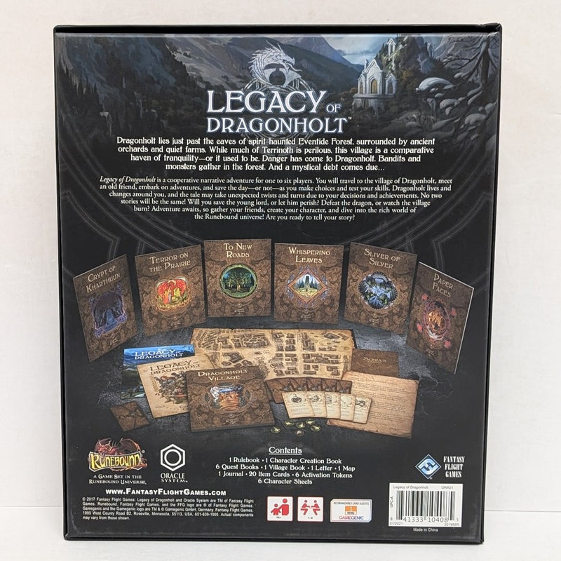 Legacy of Dragonholt (Used)