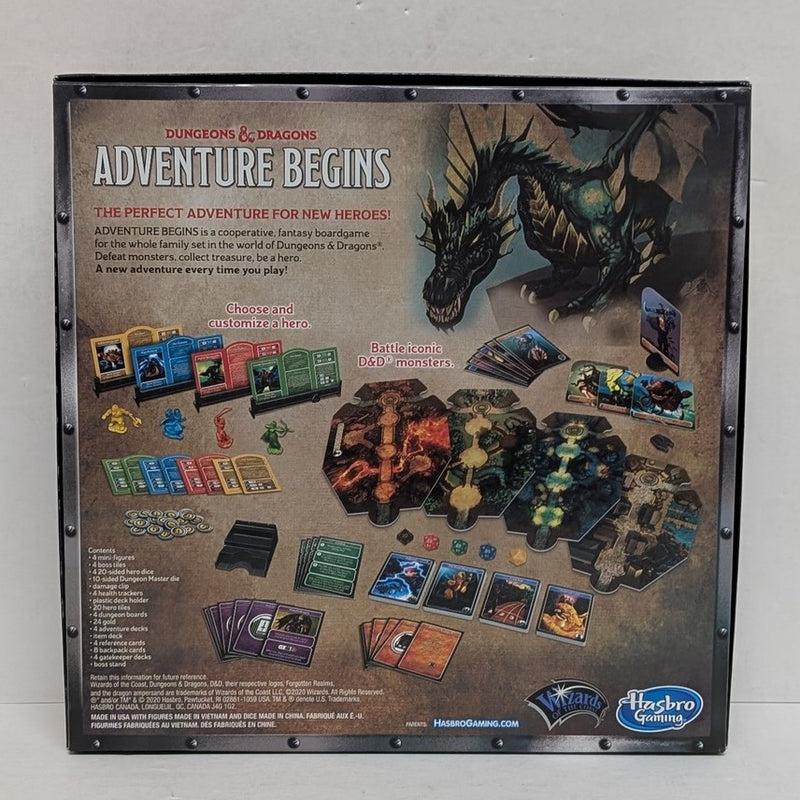 Dungeons & Dragons: Adventure Begins Board Game (Used)