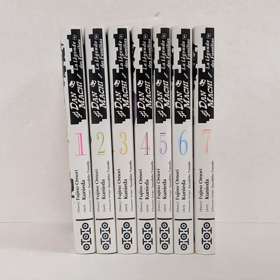Dan Machi - La Legend des Familias Manga 1 - 7 (French) (Bundle) (Used)