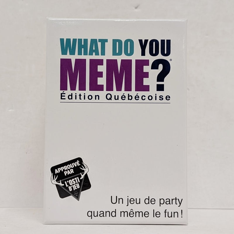 What Do You Meme? Edition Quebecoise (French) (Used)