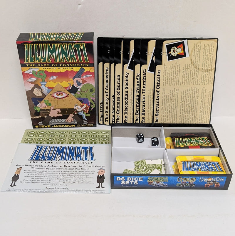 Illuminati The Game of Conspiracy - Second Edition (Used)