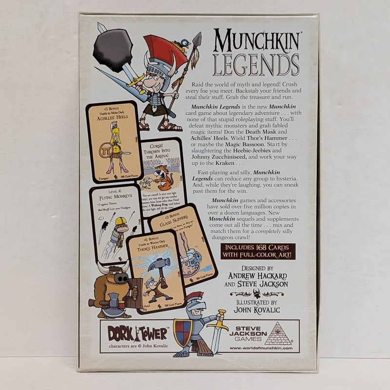 Munchkin Legends + Munchkin Legends 2 Faun and Games (Bundle) (Used)