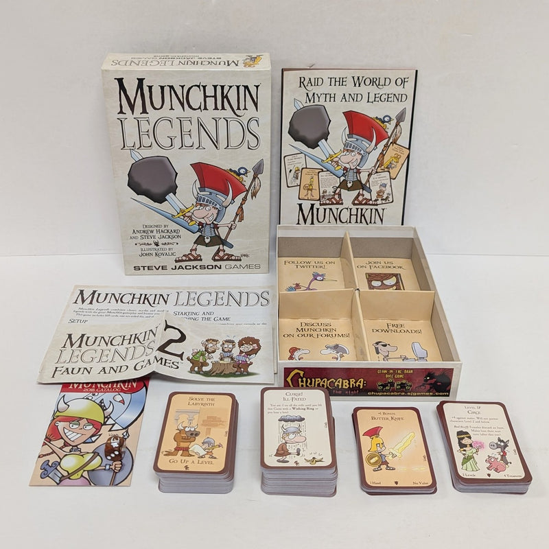 Munchkin Legends + Munchkin Legends 2 Faun and Games (Bundle) (Used)