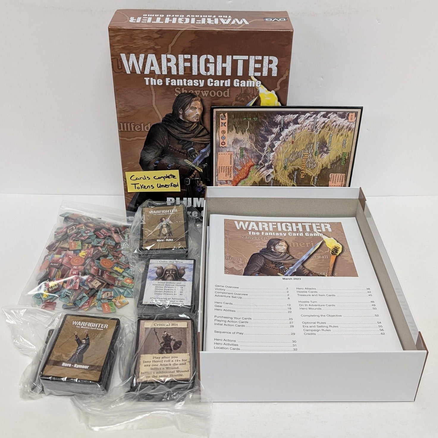 Warfighter The Fantasy Card Game (Used) *See Description*
