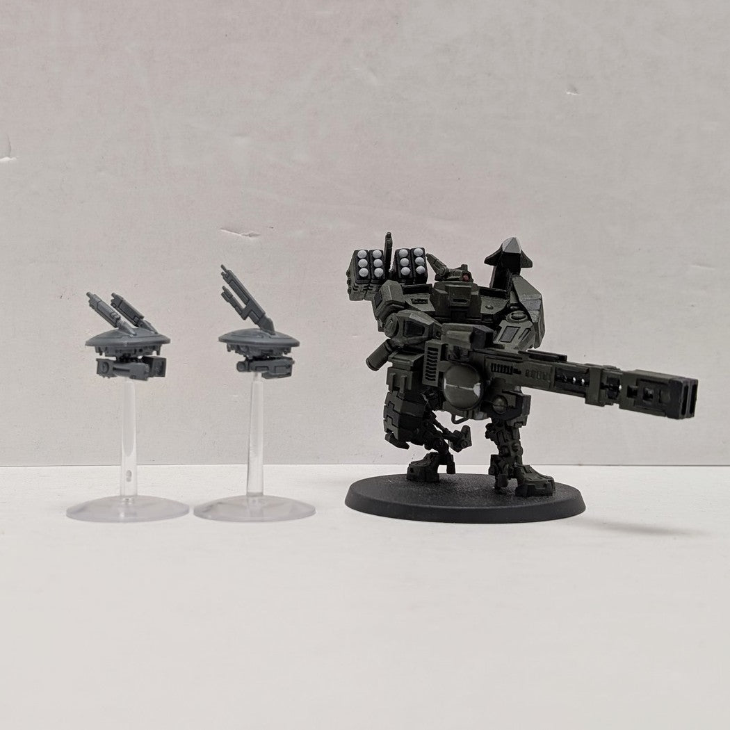 T’au Empire: XV88 Broadside Battlesuit (4) (Used)
