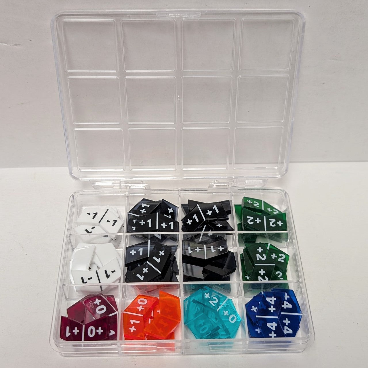 Ensemble de 60 jetons acryliques pour JCC