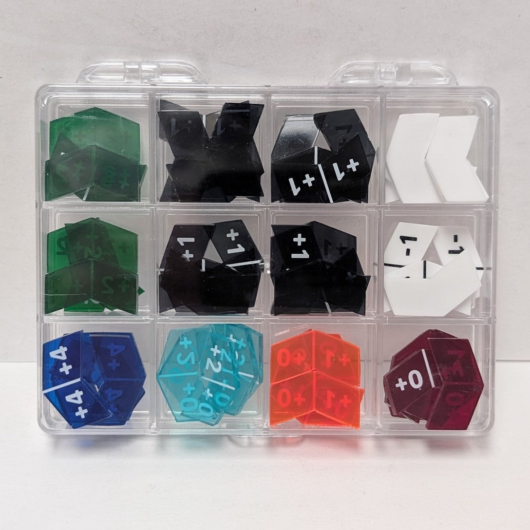 Ensemble de 60 jetons acryliques pour JCC