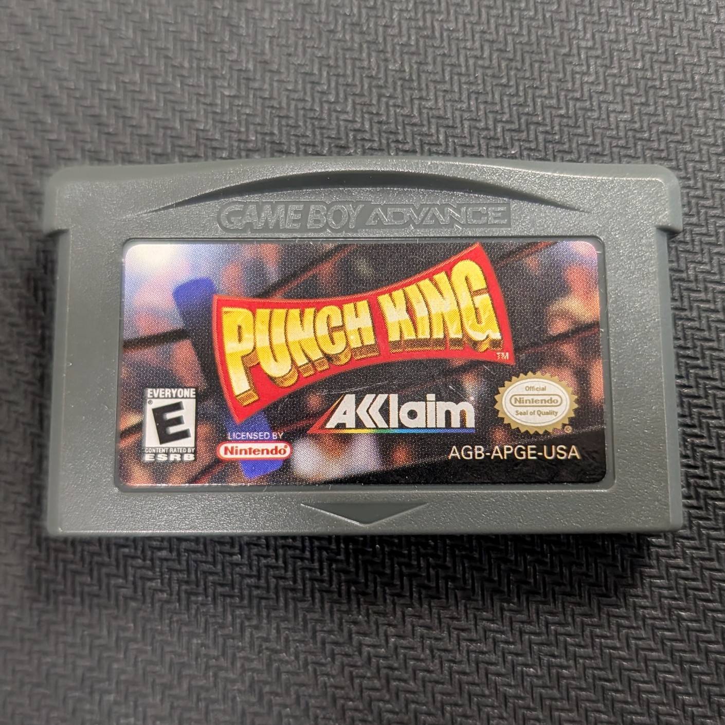Gameboy Advanced: Punch King (Used)