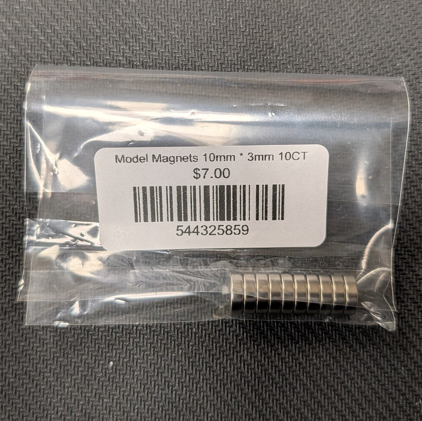 Model Magnets 10mm * 3mm 10CT