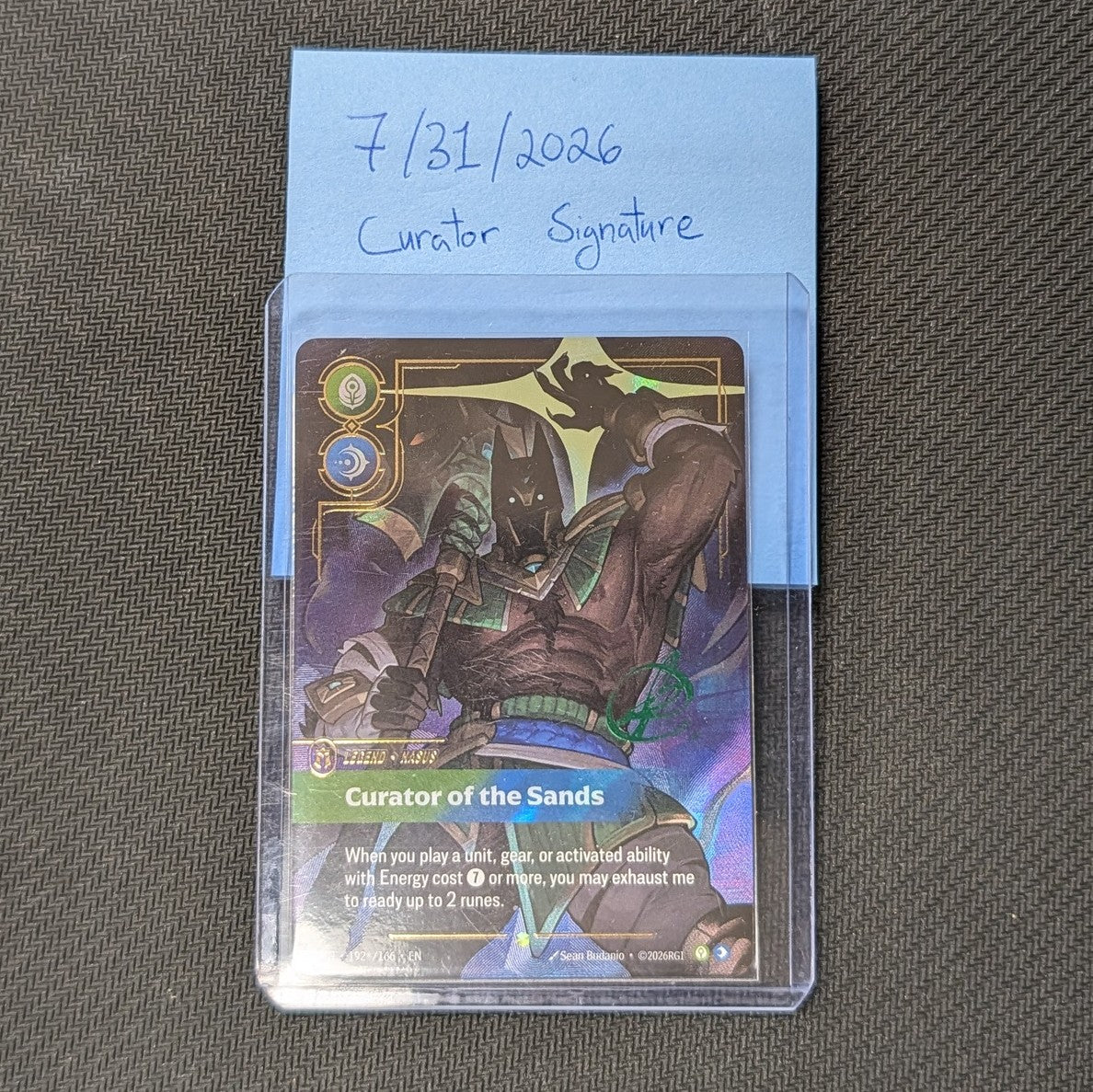 Nasus - Curator of the Sands #192 star Riftbound Vendetta