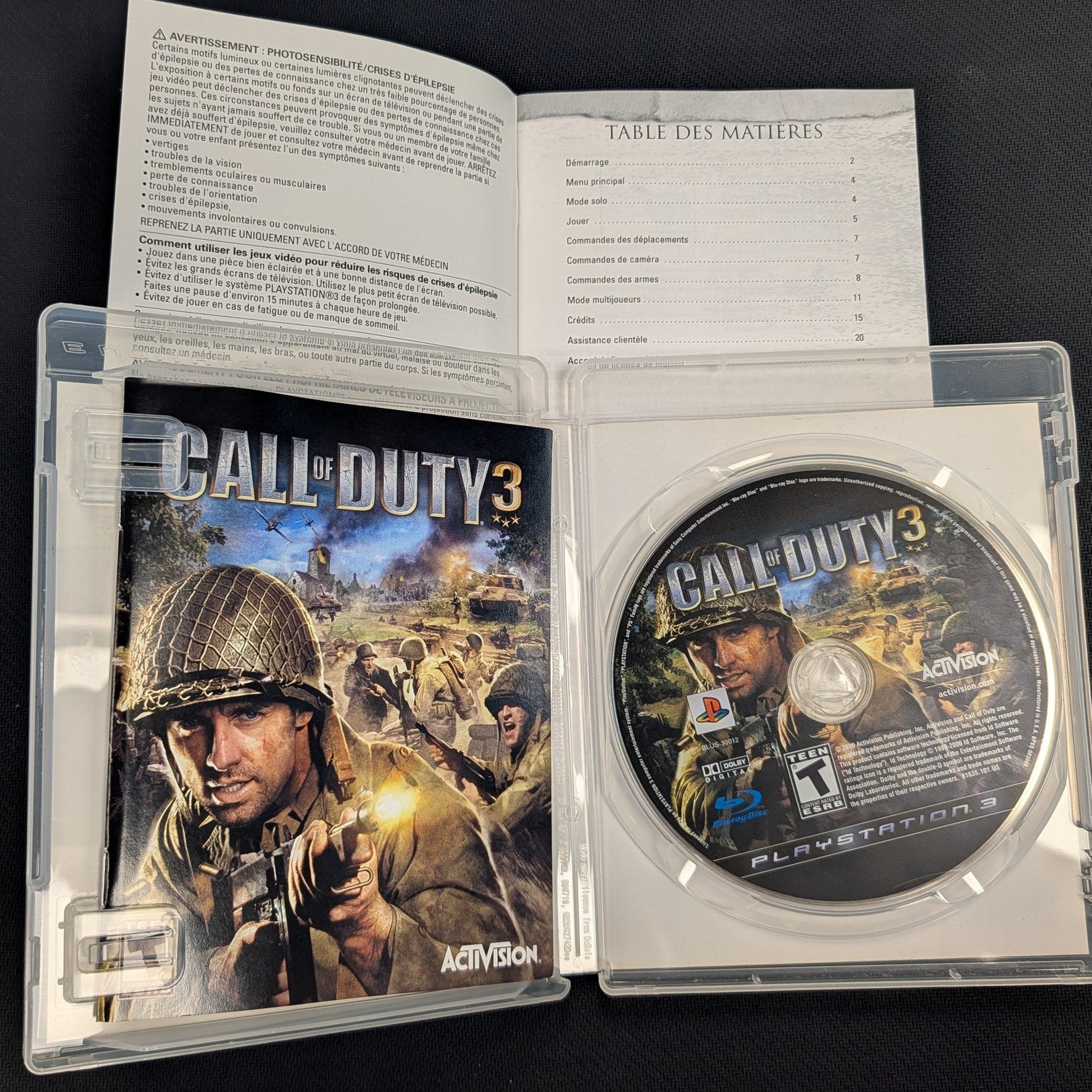 PS3: Call of Duty 3 (Used)