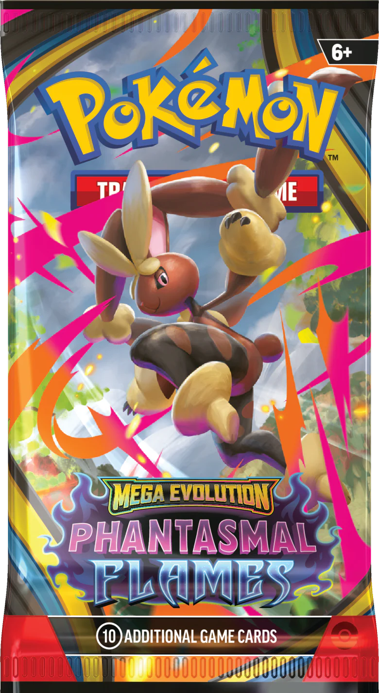 Pokemon TCG: ME02 Phantasmal Flames Booster Pack Pokemon TCG: ME02 Phantasmal Flames Booster Pack