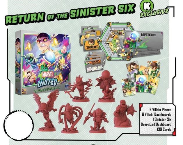 Marvel United: Return of the Sinister Six (Kickstarter Edition)