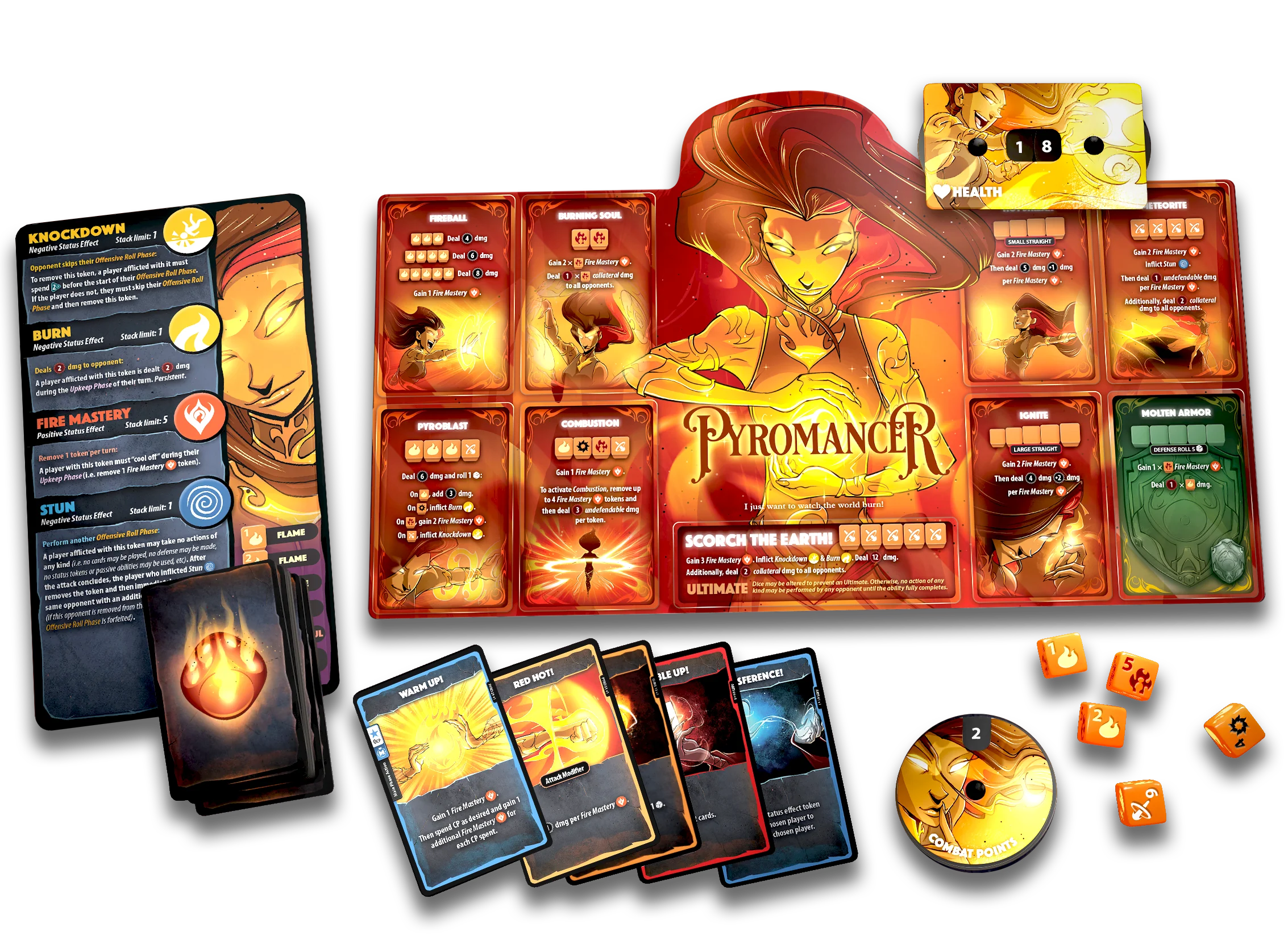 Dice Throne: Season one Rerolled Box 3 Pyro v Shadow Thief (English)