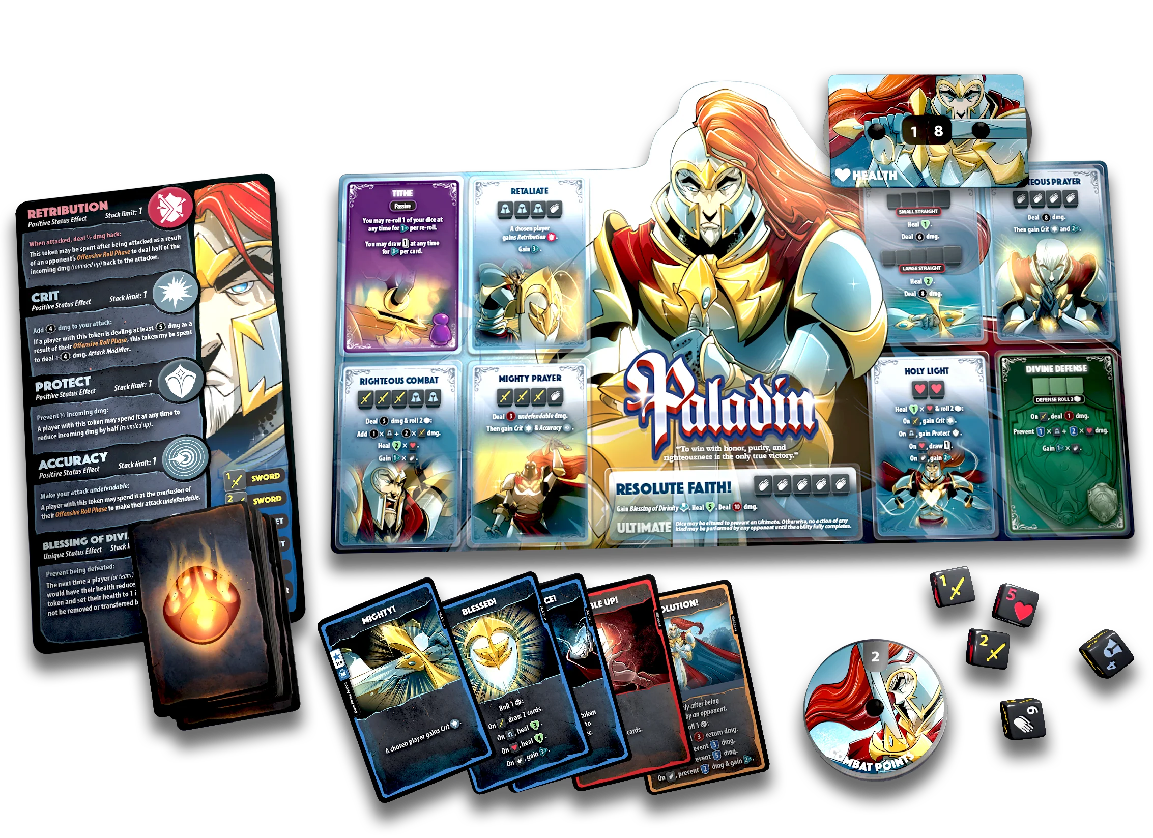 Dice Throne: Season one Rerolled Box 2 Monk v Paladin (English)