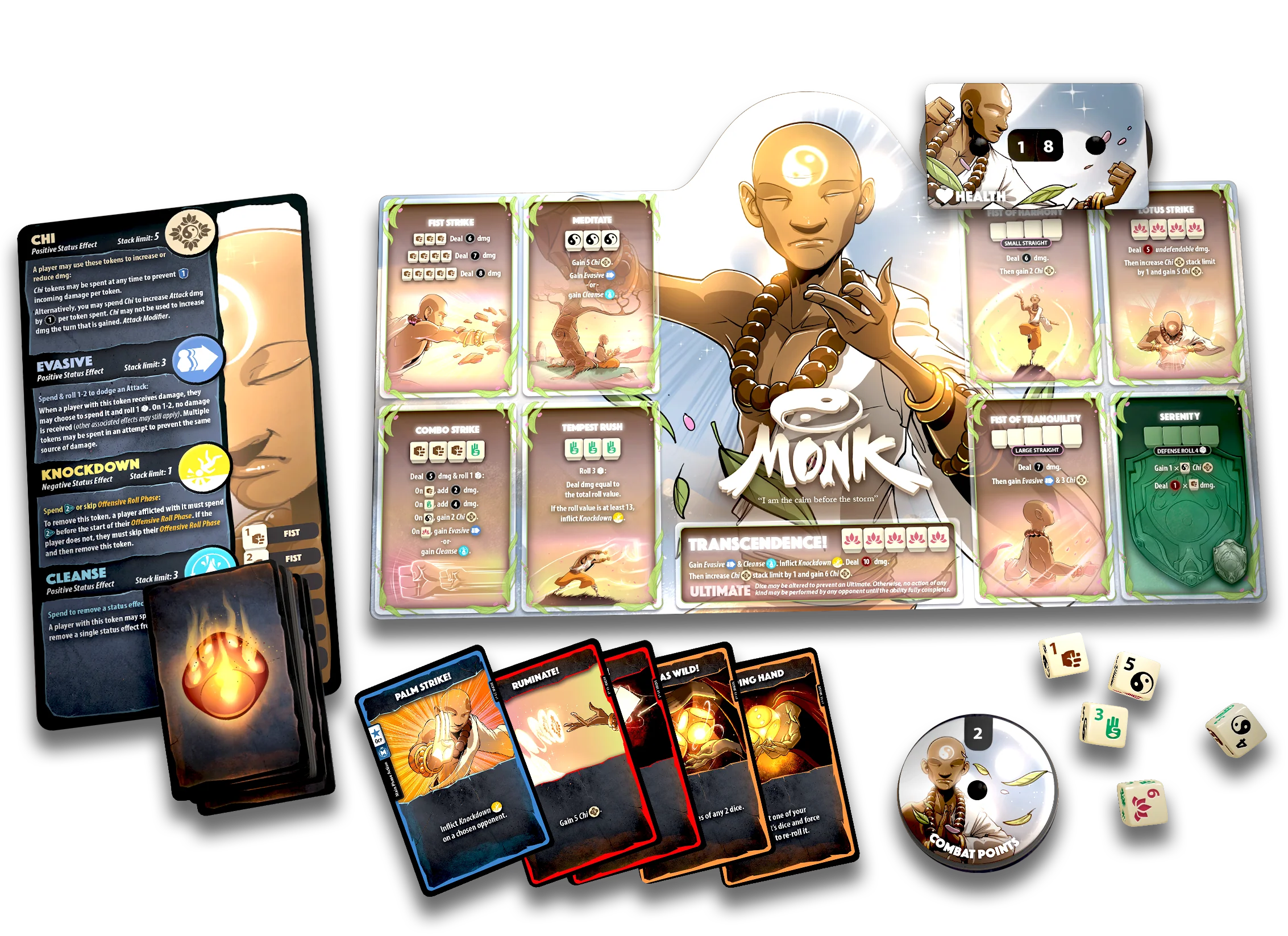 Dice Throne: Season one Rerolled Box 2 Monk v Paladin (English)