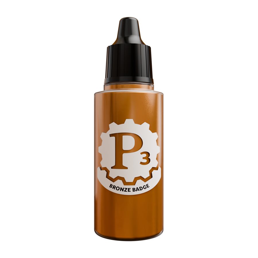 P3 Paints: Metallics: Bronze Badge