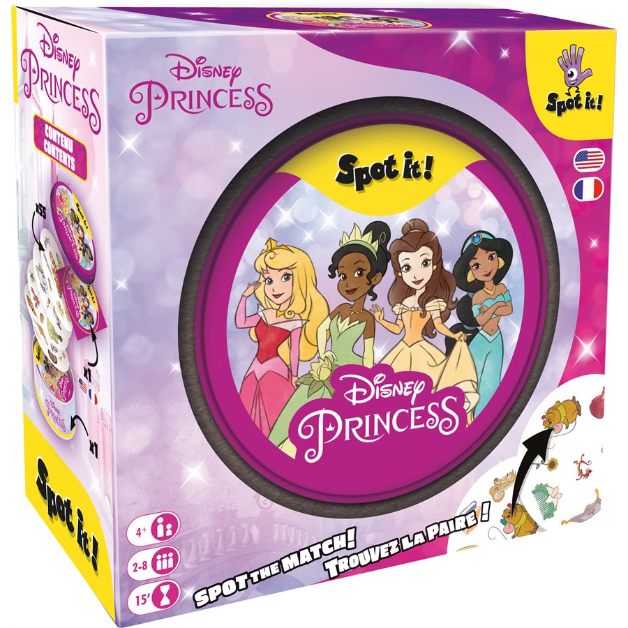 Identifier le! / Dobble - Disney Princesse (Multilingue)