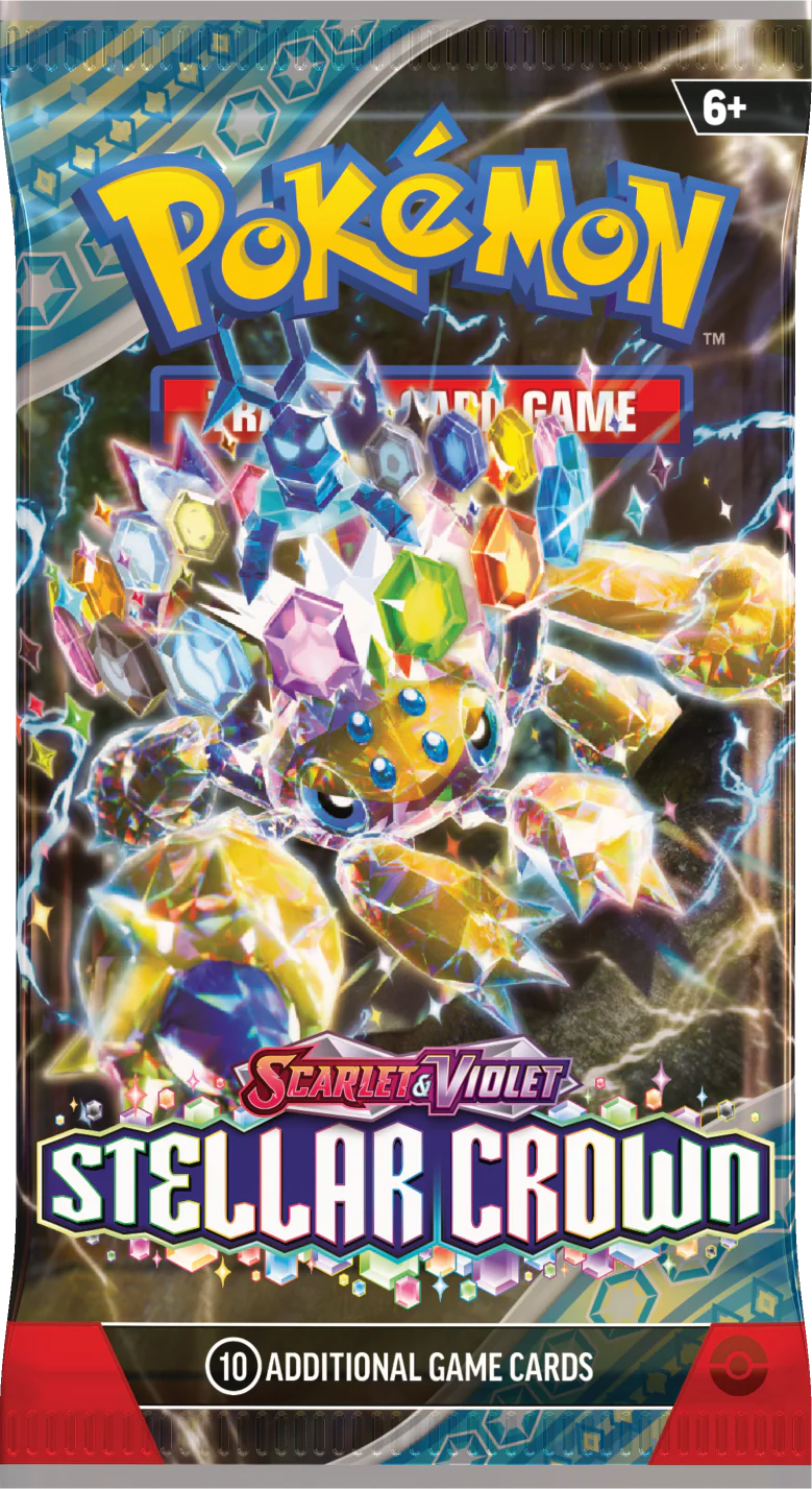 Coffret de boosters Couronne Stellaire SV7 du JCC Pokémon