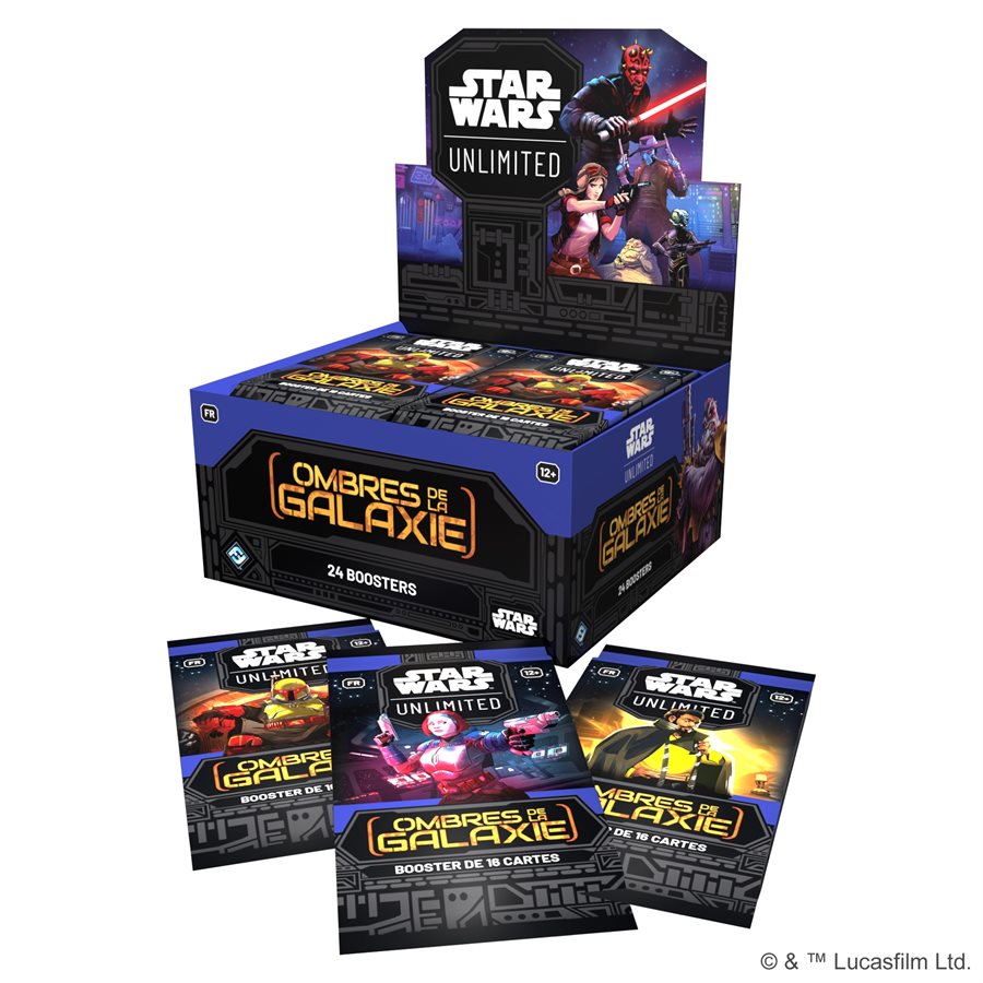 Star Wars: Unlimited: Ombres de la Galaxie Draft Booster Box (French)