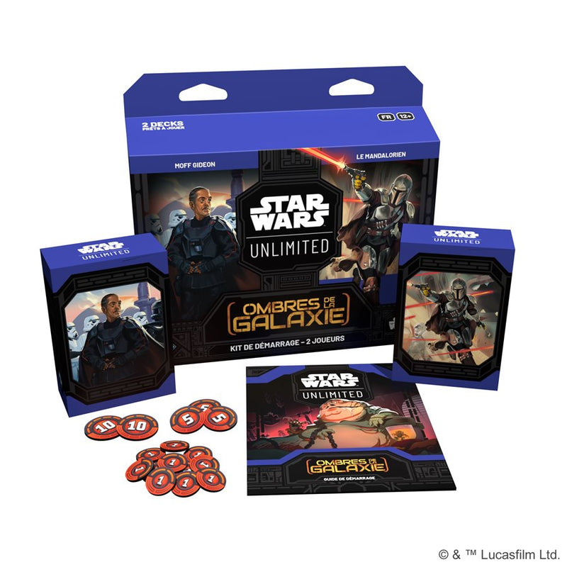 Star Wars : Unlimited : Ombres de la Galaxie Kit de Demarrage 2 Joueurs (Français)