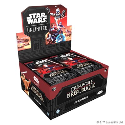 Star Wars: Unlimited: Twilight of the Republic Draft Booster Box (French)