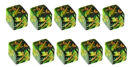 Counter Dice: Green -1/-1