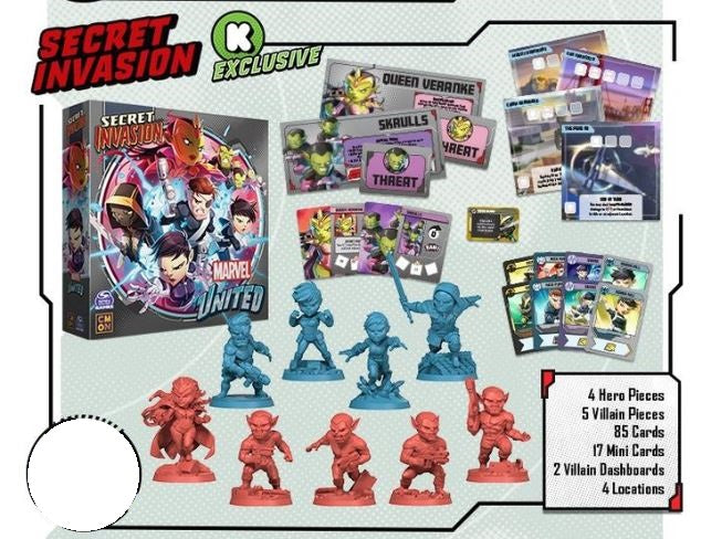Marvel United : Invasion secrète (Édition Kickstarter) (Anglais)