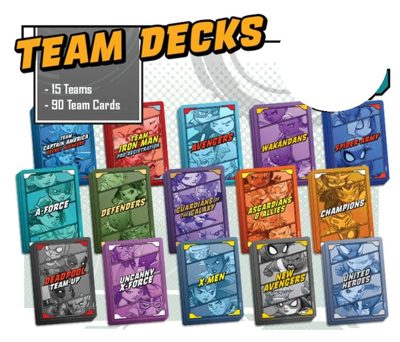 Marvel United: Team Decks (Kickstarter Edition)