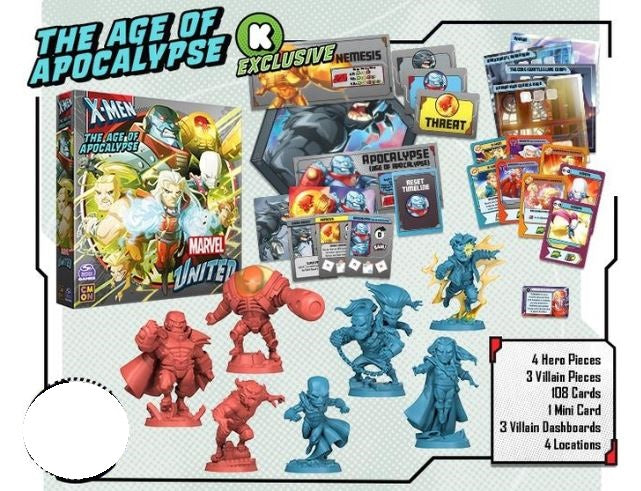 Marvel United: X-men The Age of Apocalypse (Kickstarter Edition)