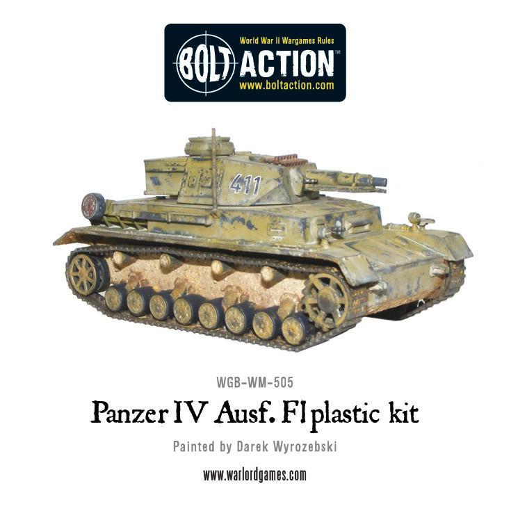 Bolt Action German Panzer IV Ausf. F1/G/H medium tank (Plastic) (English)