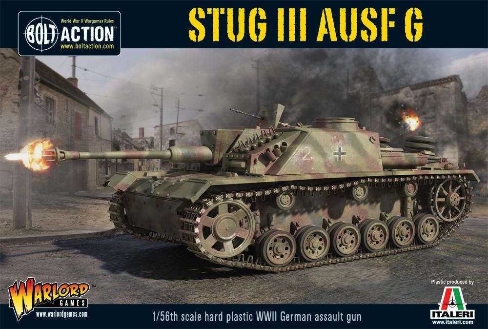 Bolt Action German Stug III ausf G or StuH-42 plastic box set (English)