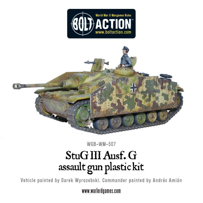 Bolt Action German Stug III ausf G or StuH-42 plastic box set (English)