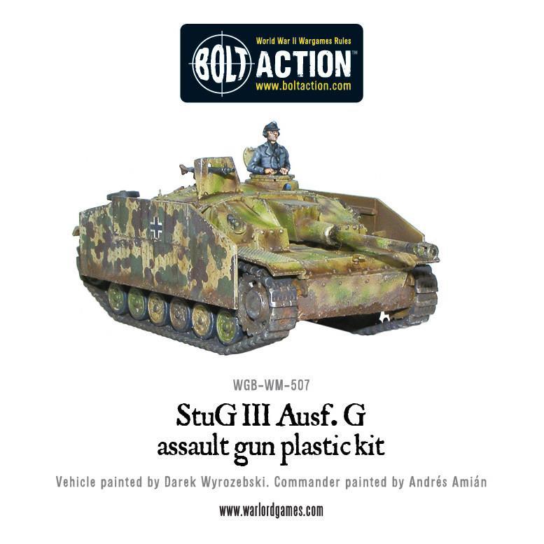 Bolt Action German Stug III ausf G or StuH-42 plastic box set (English)