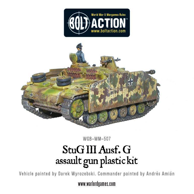 Bolt Action German Stug III ausf G or StuH-42 plastic box set (English)