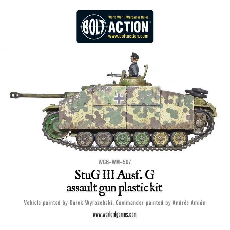 Bolt Action German Stug III ausf G or StuH-42 plastic box set (English)