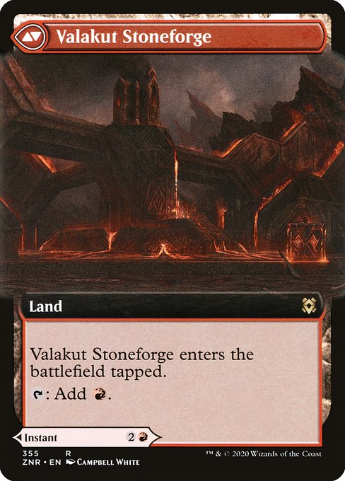 Valakut Awakening (Extended Art) (355) [Zendikar Rising] [Extended Art] Reverse