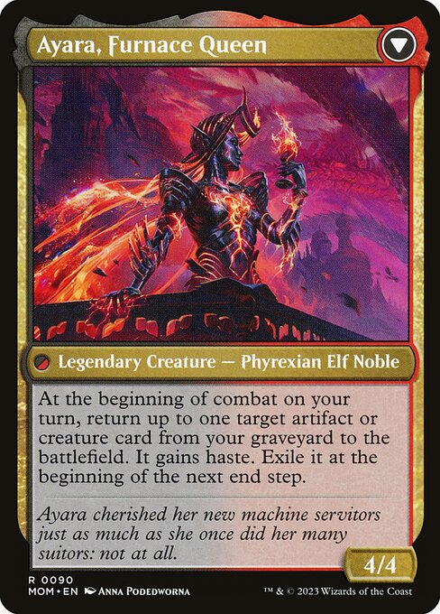 Ayara, Widow of the Realm (90) [March of the Machine] Reverse