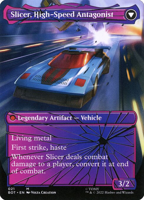 Slicer, Hired Muscle (Shattered Glass) (21) [Transformers] [Borderless] Reverse