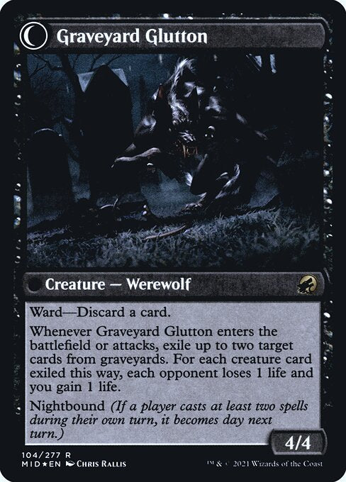 Graveyard Trespasser (104) [Prerelease Cards] Reverse