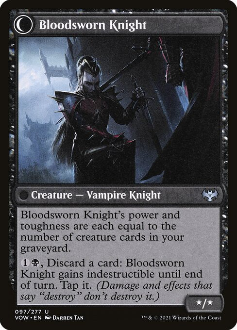 Bloodsworn Squire (97) [Innistrad: Crimson Vow] Reverse
