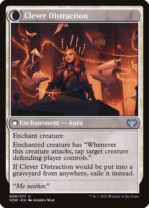 Distracting Geist (9) [Innistrad: Crimson Vow] Reverse